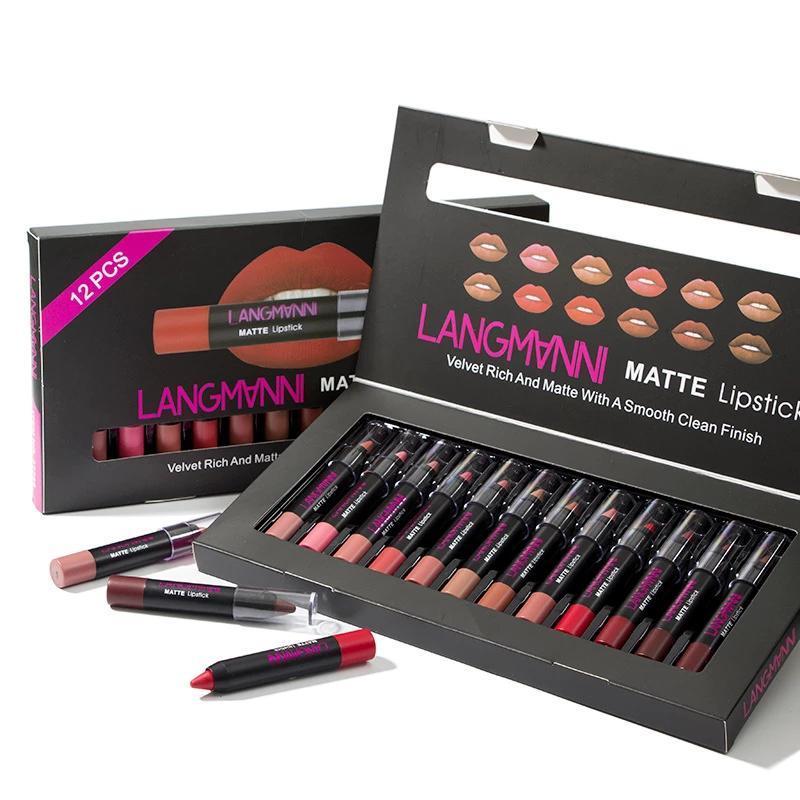 Batom Matte Longa Duração - 12 cores