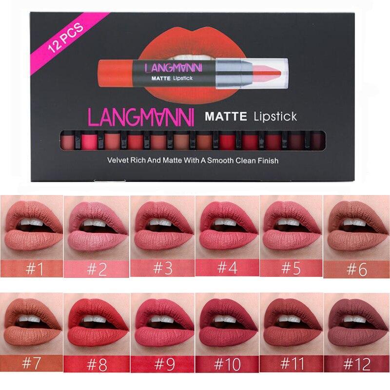 Batom Matte Longa Duração - 12 cores